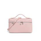 Bolsa Pequena Legítimo Couro Tote Rosa