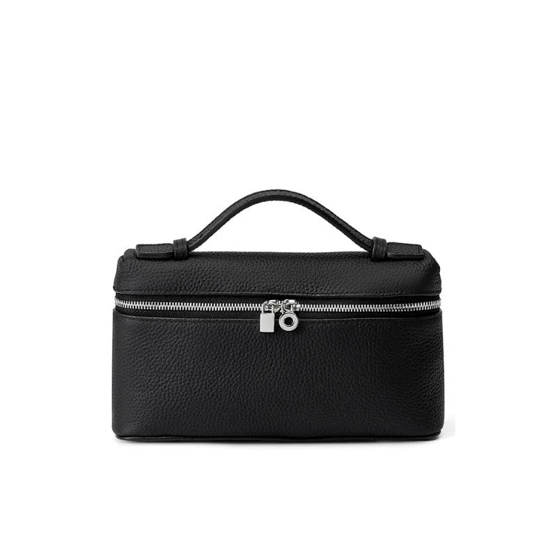 Bolsa Pequena Legítimo Couro Tote Rosa