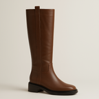 Bota Cano Alto Maelle Legítimo Couro