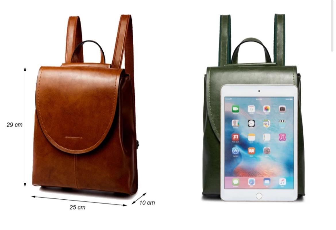 Mochila Feminina Legítimo Couro - Mireille