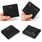 Carteira Feminina Compacta em Legítimo Couro Roseli