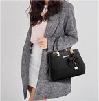 Bolsa Legítimo Couro - Estrela