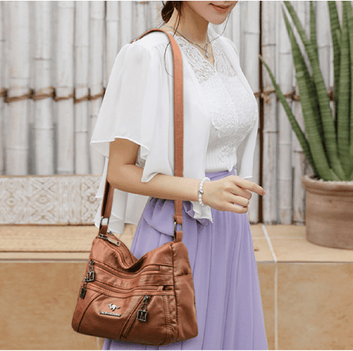 Bolsa Legítimo Couro - Maria