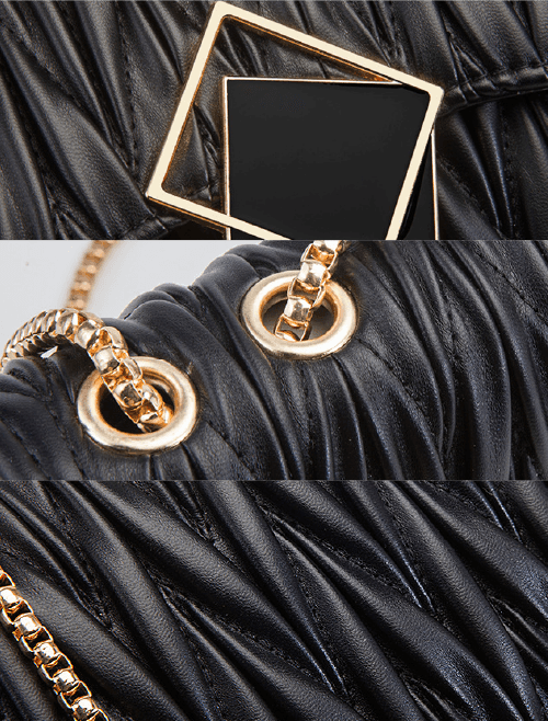 Bolsa Compacta Legítimo Couro - Vienza