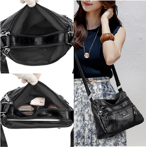 Bolsa Legítimo Couro - Maria