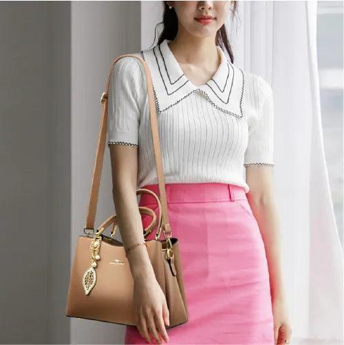 Bolsa Legítimo Couro - Luxily