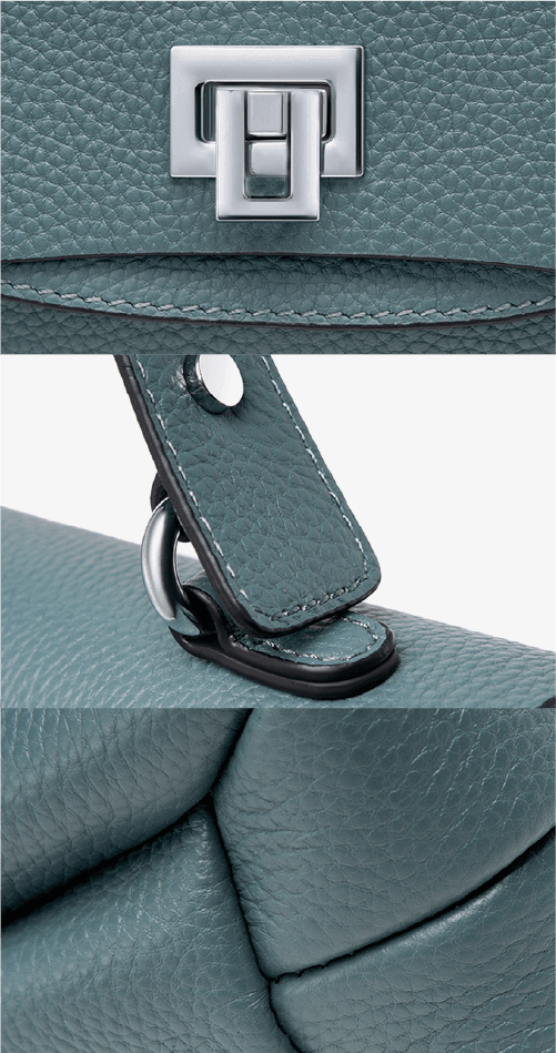 Bolsa Compacta Legítimo Couro - Melbourn