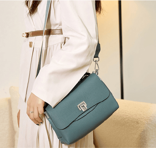 Bolsa Compacta Legítimo Couro - Melbourn