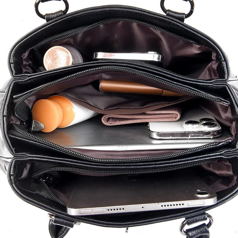 Bolsa Legítimo Couro - Roma