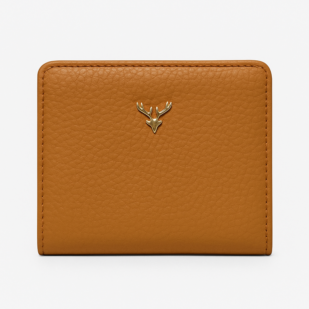 Carteira Feminina Compacta em Legítimo Couro Roseli