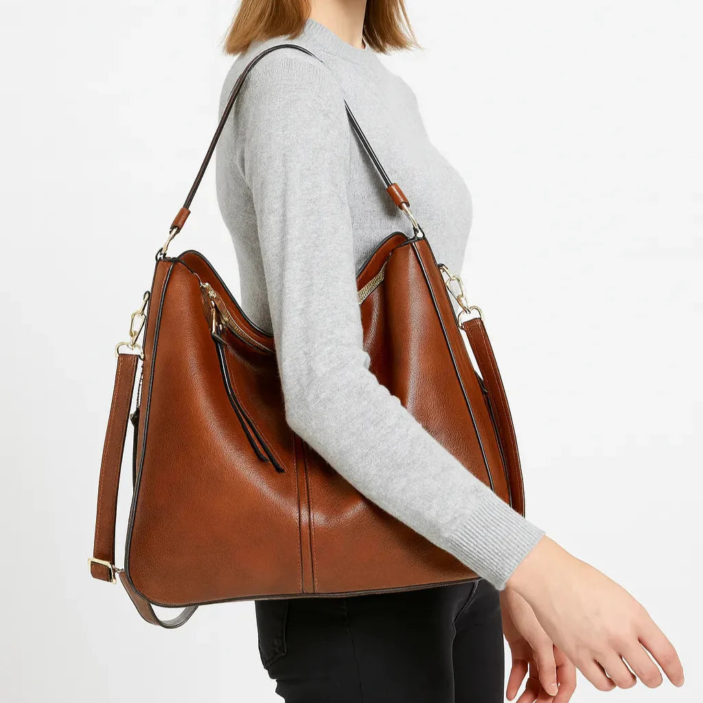 Bolsa Legítimo Couro - Mila