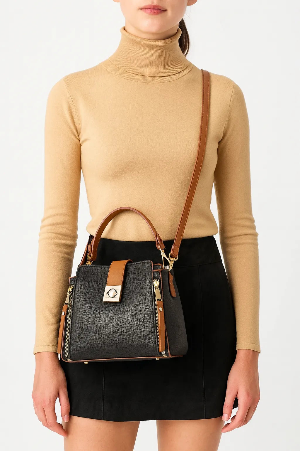 Bolsa Legítimo Couro - Masy