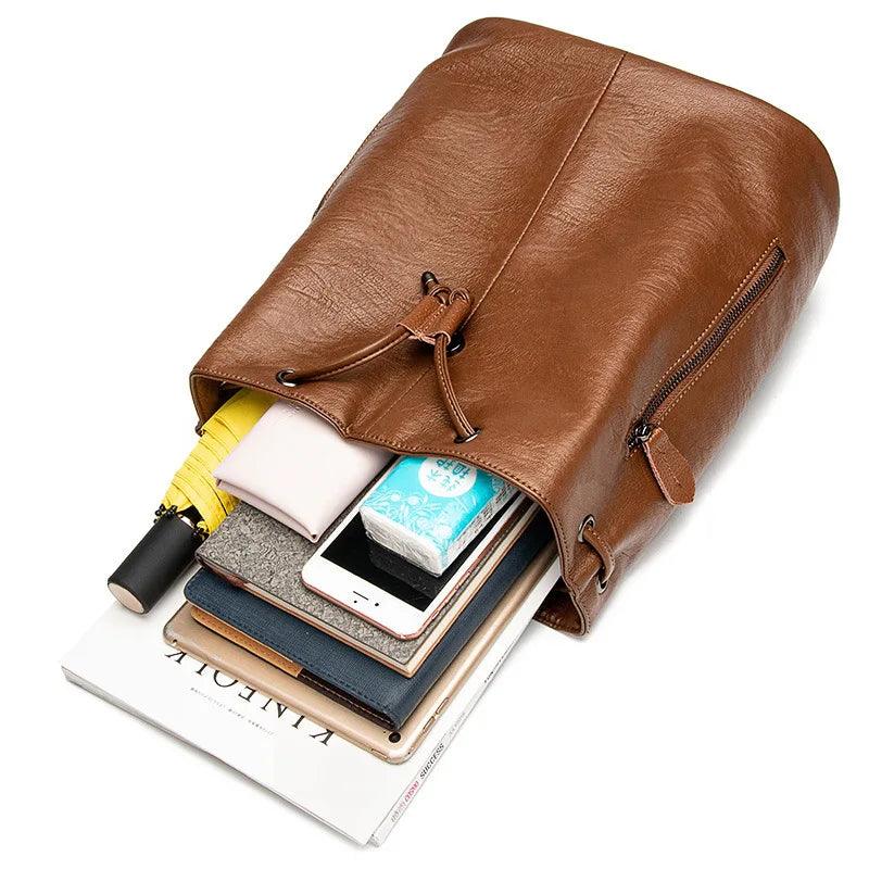 Mochila Feminina Legítimo Couro - Solene