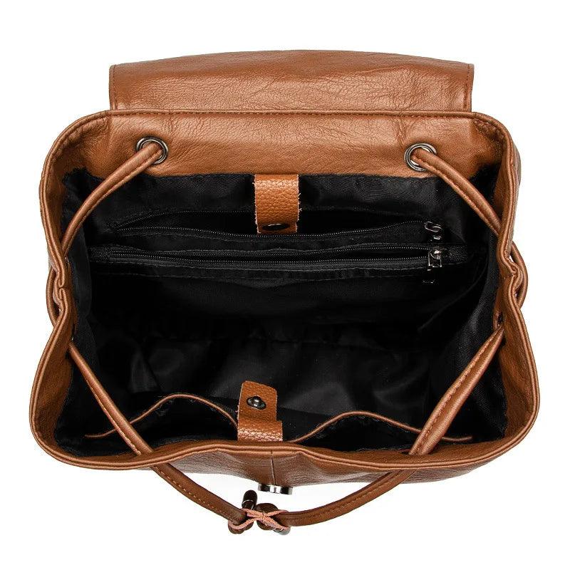 Mochila Feminina Legítimo Couro - Solene