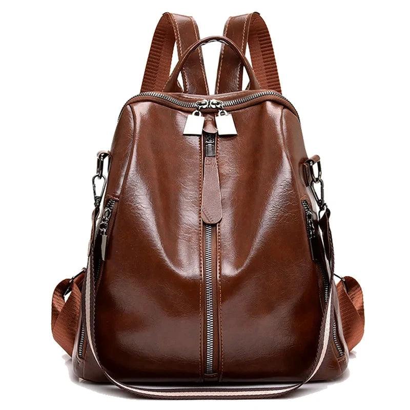 Mochila Feminina Legítimo Couro - Giselle