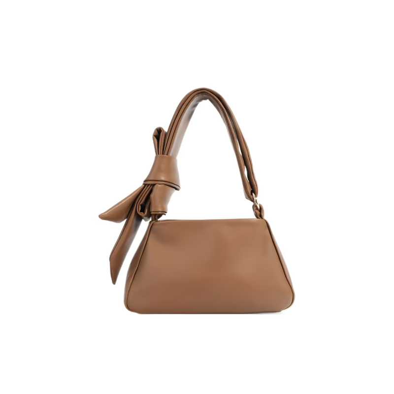 Bolsa Legítimo Couro Tiracolo Laço Hilda