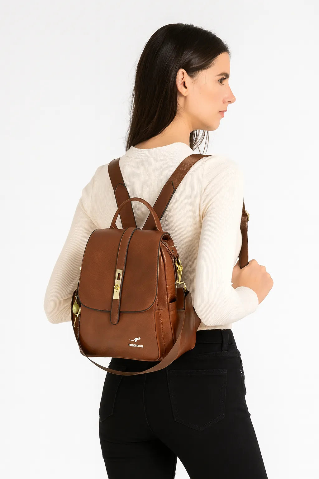 Mochila Feminina Legítimo Couro - Serene