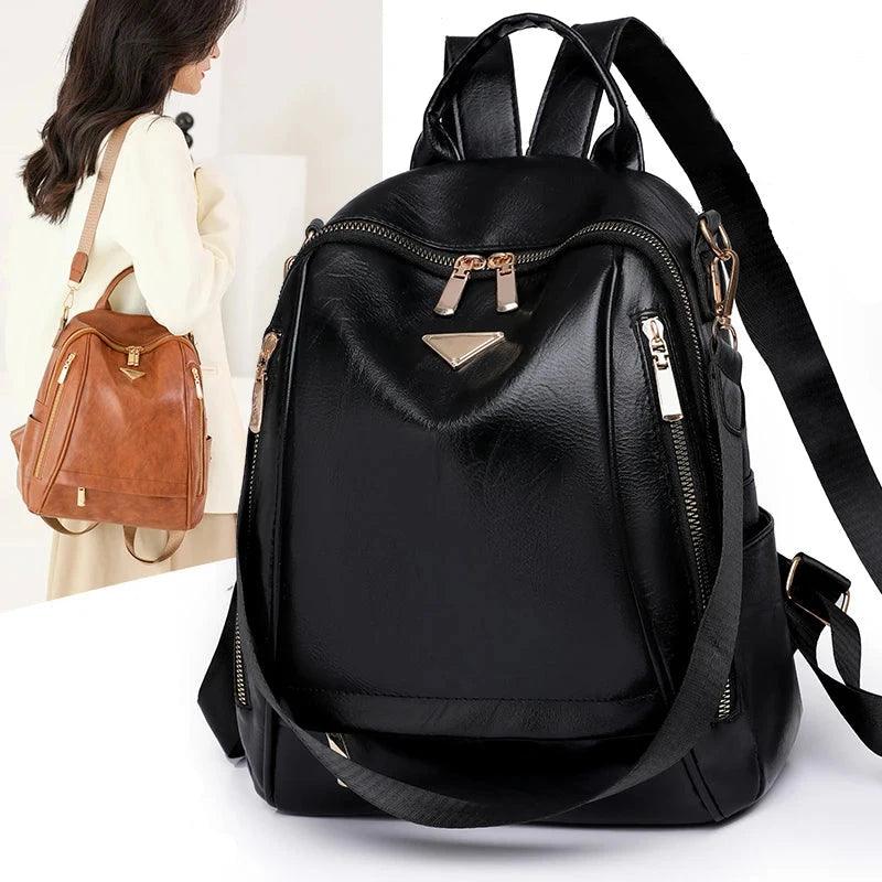 Mochila Feminina Legítimo Couro - Velence