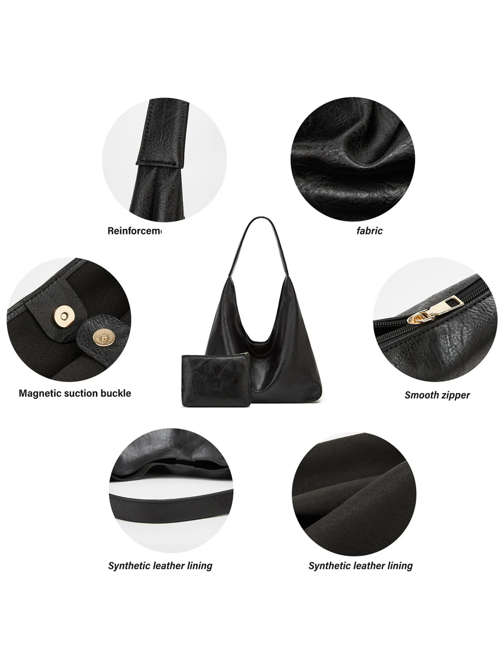 Bolsa Legítimo Couro Tipo Carteiro + Carteira em Couro - Manz