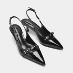 Scarpin Slingback Valentina Black