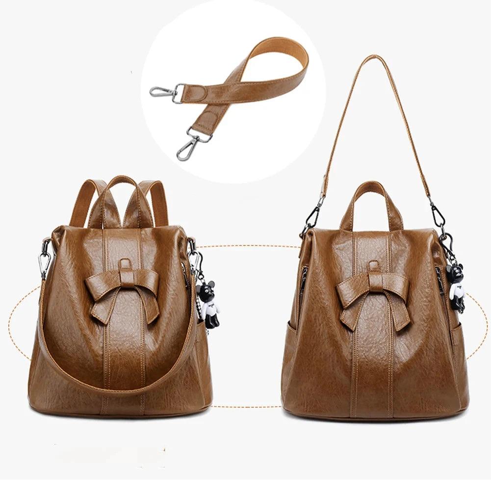 Mochila Feminina Legítimo Couro - Amara