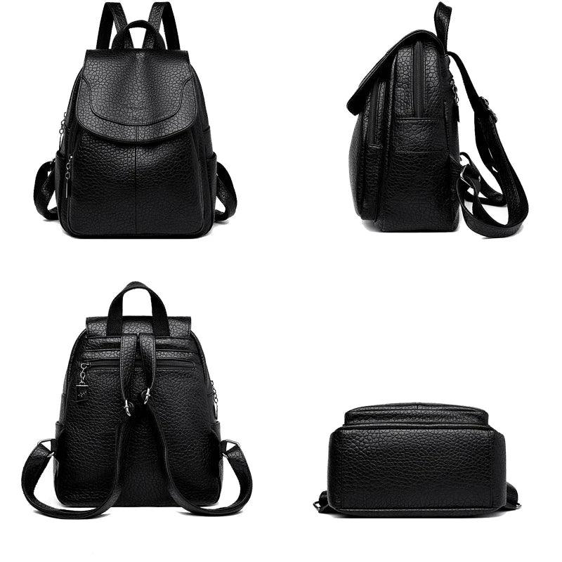 Mochila Feminina Legítimo Couro - Camila