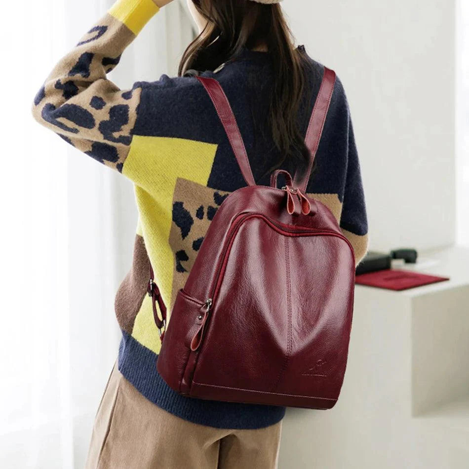 Mochila Feminina Legítimo Couro - Violette