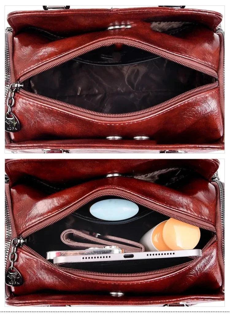 Bolsa Legítimo Couro - Jade