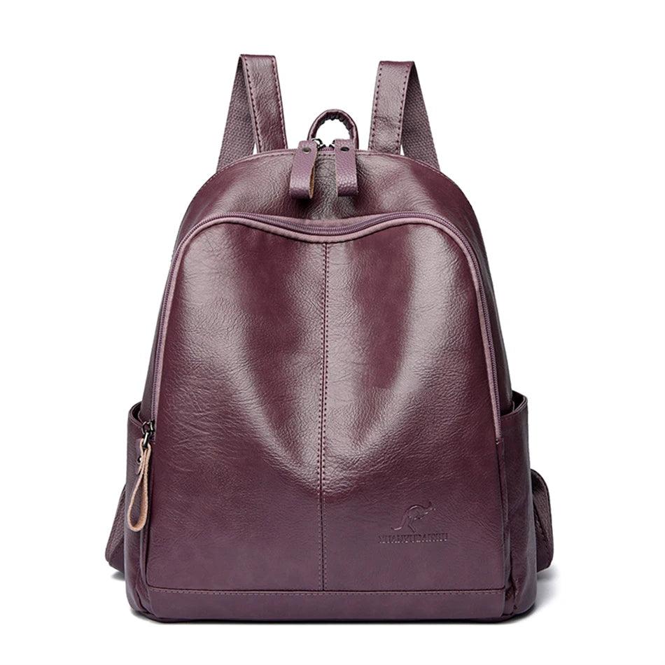 Mochila Feminina Legítimo Couro - Violette