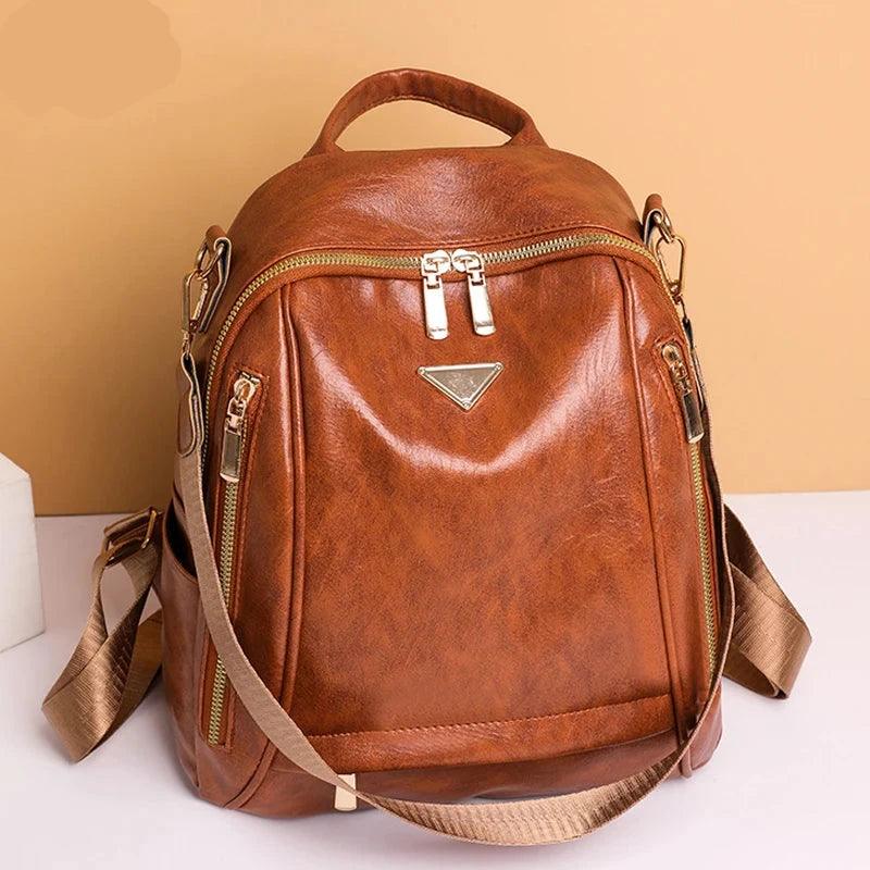 Mochila Feminina Legítimo Couro - Velence