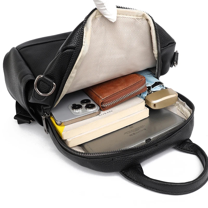 Mochila Feminina Legítimo Couro - Aeris