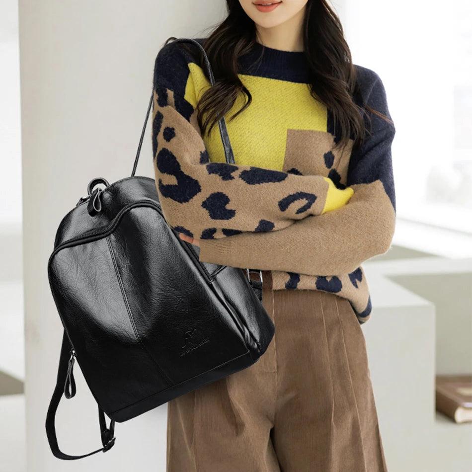 Mochila Feminina Legítimo Couro - Violette