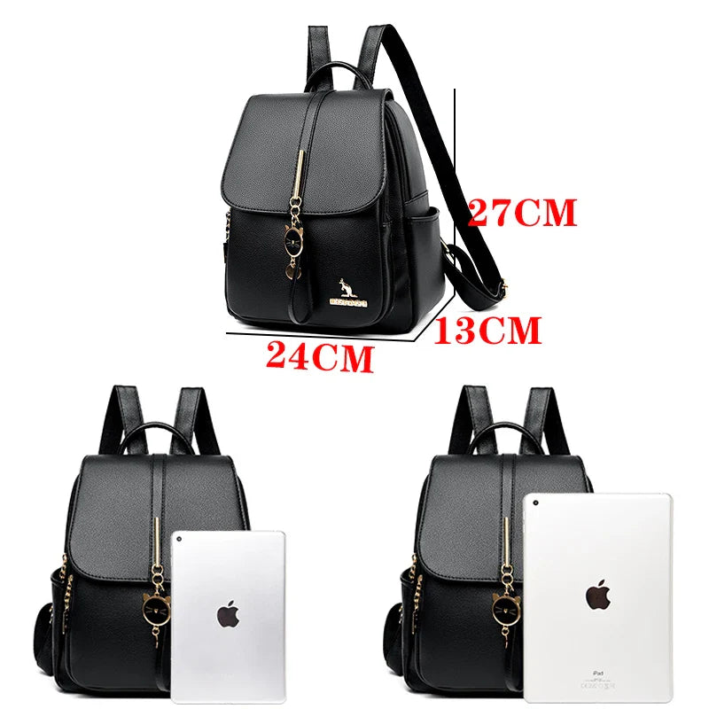 Mochila Feminina Legítimo Couro - Velia