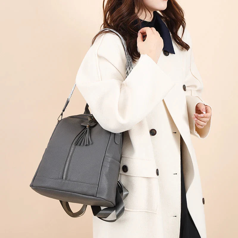 Mochila Feminina Legítimo Couro - Aeris