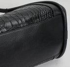 Bolsa Média Legítimo Couro Chloe Croco