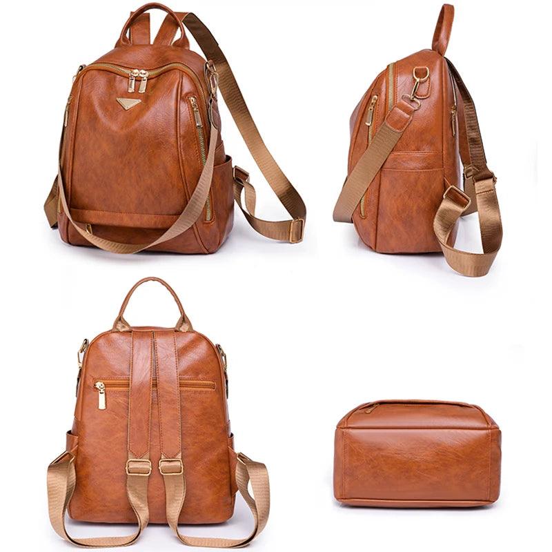 Mochila Feminina Legítimo Couro - Velence