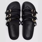 Sandalia Papete Tiras Vivien