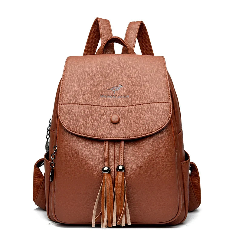 Mochila Feminina Legítimo Couro - Quiss