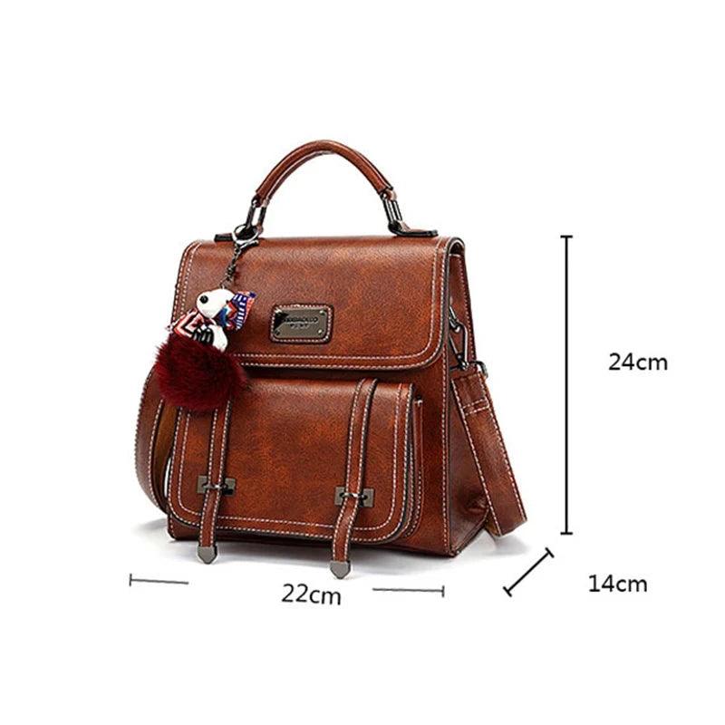 Mochila Feminina Legítimo Couro - Eva