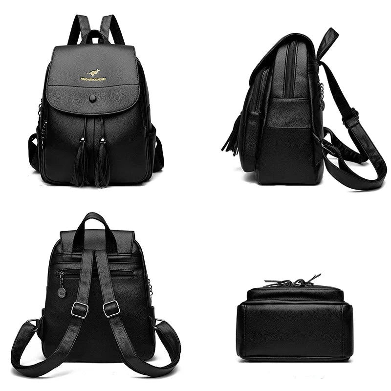 Mochila Feminina Legítimo Couro - Quiss