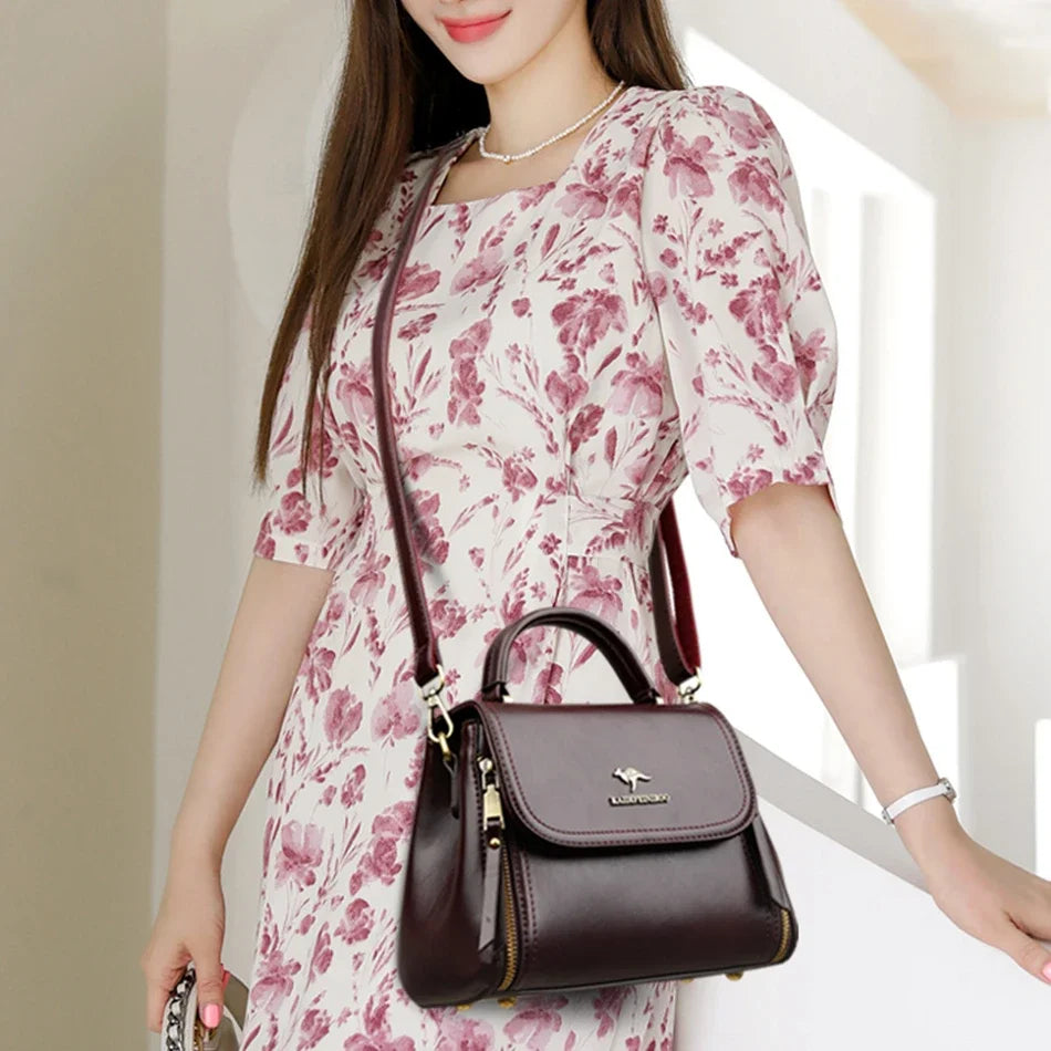 Bolsa Legítimo Couro - Liora