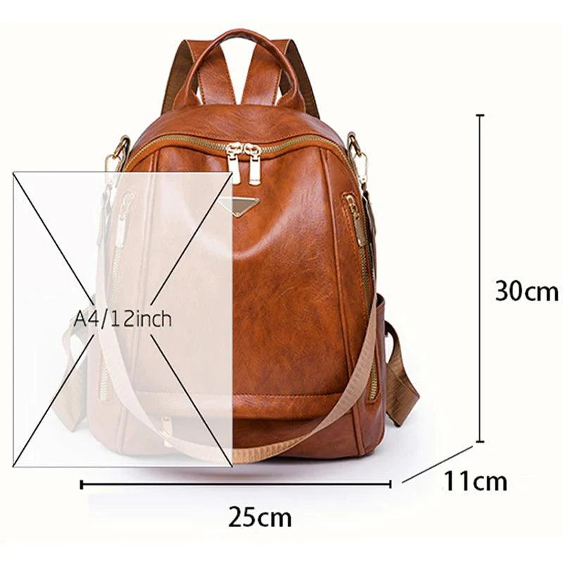 Mochila Feminina Legítimo Couro - Velence