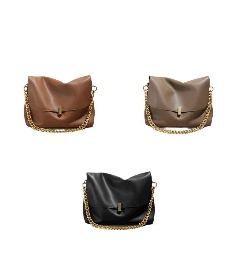 Bolsa Legítimo Couro Sienna