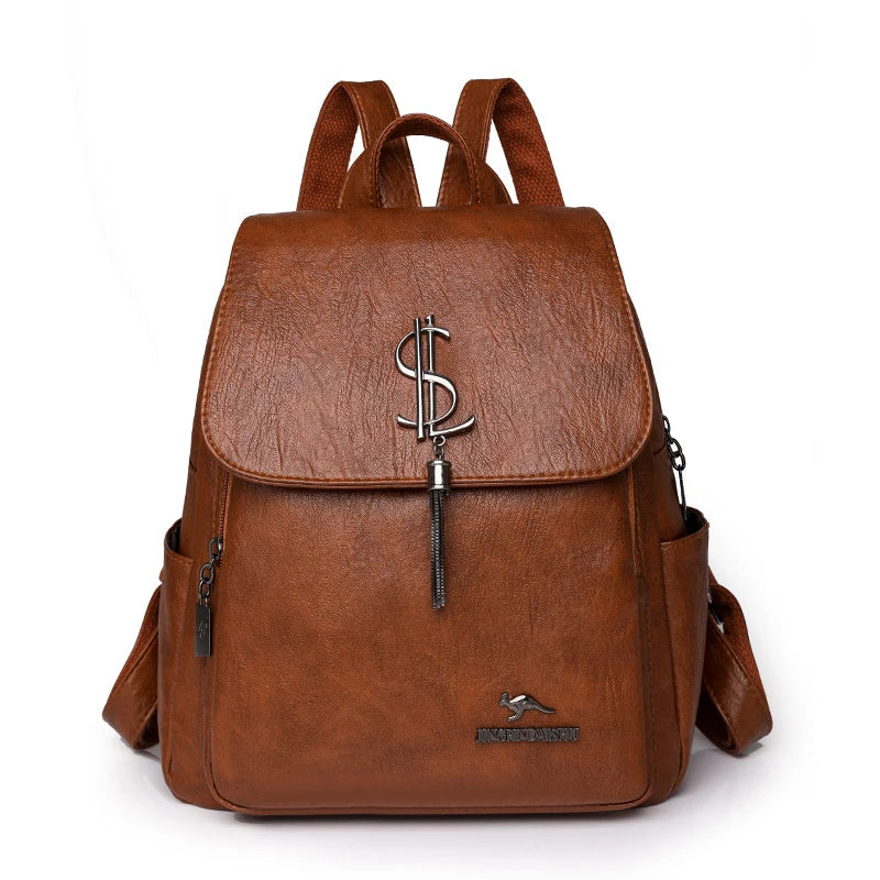 Mochila Feminina Legítimo Couro - Tess