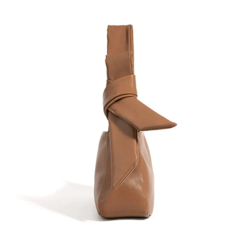 Bolsa Legítimo Couro Tiracolo Laço Hilda