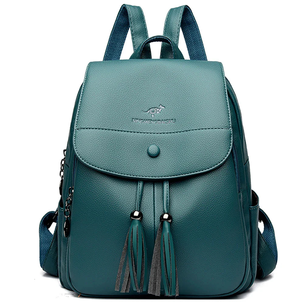 Mochila Feminina Legítimo Couro - Quiss