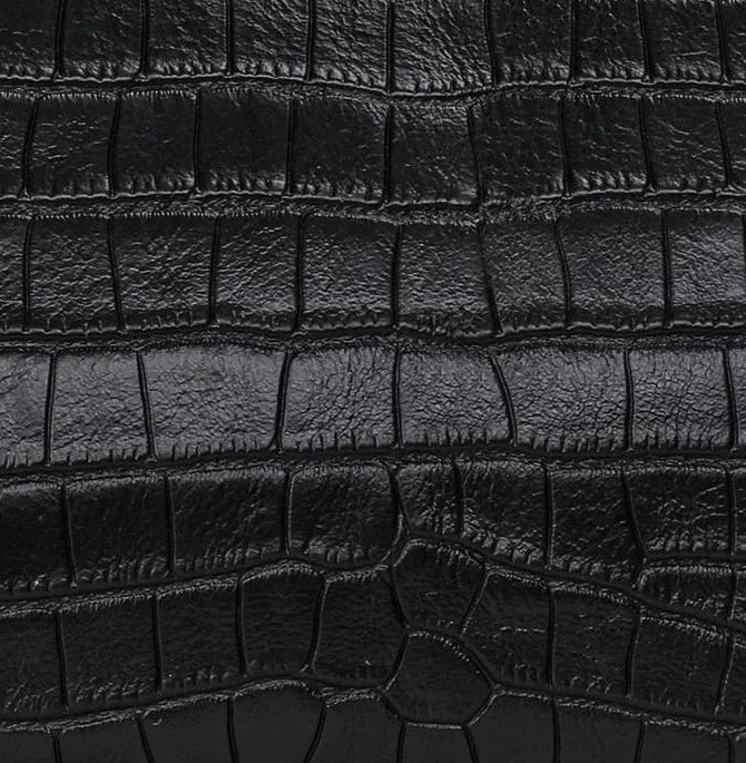 Bolsa Média Legítimo Couro Chloe Croco