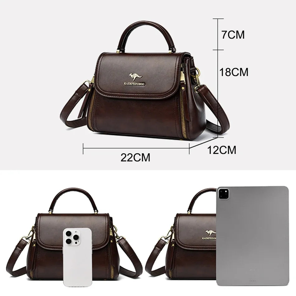 Bolsa Legítimo Couro - Liora