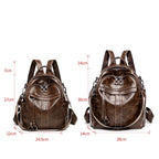 Mochila Feminina Legítimo Couro - Isolde