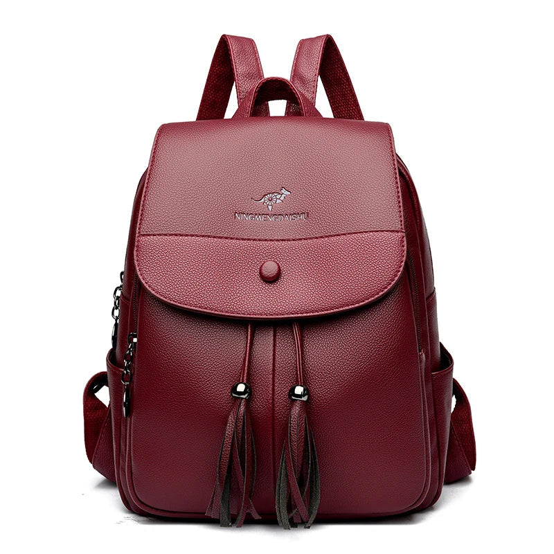 Mochila Feminina Legítimo Couro - Quiss